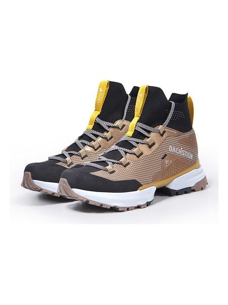 DACHSTEIN Botki trekkingowe "SF Trek" w kolorze khaki rozmiar: 43,5. Brązowe buty zimowe męskie Dachstein, z materiału, bez zapięcia. Za 336.95 zł.