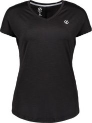 Dare 2b Koszulka funkcyjna "Vigilant" w kolorze czarnym rozmiar: 34. Czarne bluzki sportowe damskie Dare 2b, z materiału, bez kołnierzyka, bez ramiączek. Za 48.95 zł.