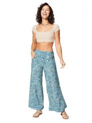 Ipanima Spodnie w kolorze niebieskim rozmiar: 38/40. Niebieskie spodnie materiałowe damskie Ipanima, bez wzorów, z materiału. Za 65.99 zł.