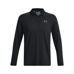 Koszulka polo z długim rękawem Under Armour Performance 3.0. Czarne koszulki polo męskie Under Armour, m, bez wzorów, z materiału, bez ramiączek. Za 270.90 zł.