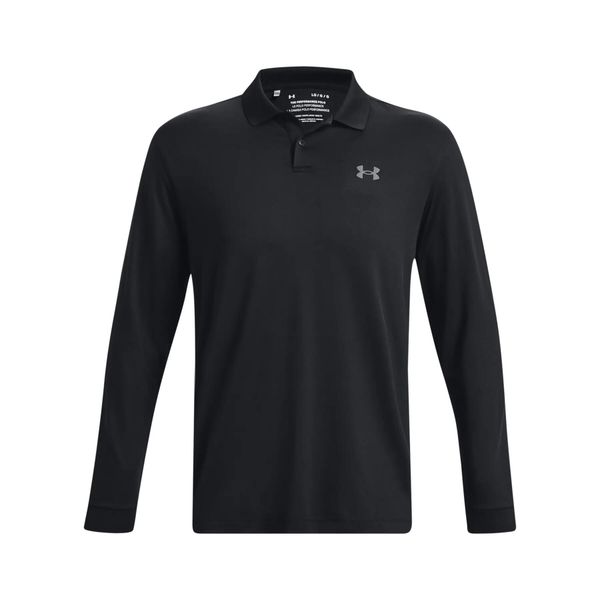 Koszulka polo z długim rękawem Under Armour Performance 3.0. Czarne koszulki polo męskie Under Armour, m, bez wzorów, z materiału, bez ramiączek. Za 278.75 zł.