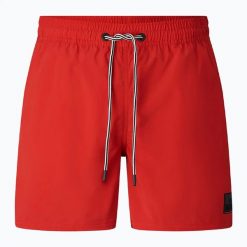 Szorty kąpielowe męskie BOGNER FIRE+ICE Nelson2. Czerwone szorty sportowe męskie m, z materiału, do pływania. Za 269.99 zł.