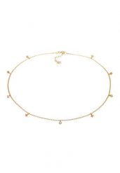 Elli Damski choker pasjans mieniący się kryształkami cyrkonii ze srebra próby 925 Sterling Silver Naszyjniki 1 ct. Szare naszyjniki damskie Elli, srebrne. Za 238.99 zł.