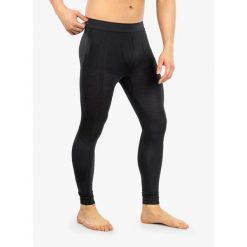 Legginsy termoaktywne męskie Brubeck Comfort Wool. Czarne bielizna termoaktywna męska Brubeck, m, bez wzorów. Za 135.99 zł.
