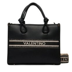 Torebka Valentino. Czarne torebki klasyczne damskie Valentino, bez wzorów, bez dodatków. Za 609.99 zł.