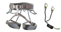 Zestaw Via Ferrata Ocun Via Ferrata Twist Set. Szare szorty męskie Ocun, bez wzorów, z materiału. Za 598.39 zł.