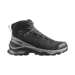 Obuwie Wędrówki z plecakiem Mężczyzna QUEST ECHO GORE TEX. Czarne buty trekkingowe męskie Salomon, z gore-texu, bez zapięcia, do biegania, gore-tex. Za 859.00 zł.