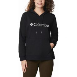 Bluza sportowa z kapturem damska Columbia Logo. Czarne bluzy sportowe damskie Columbia, l. Za 212.75 zł.