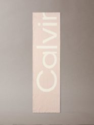 Calvin Klein szalik z dzianiny z zawartością kaszmiru Kobiety Wełna beżowy, ONE SIZE. Brązowe szaliki i kominy damskie CALVIN KLEIN, bez wzorów, z dzianiny. Za 299.95 zł.
