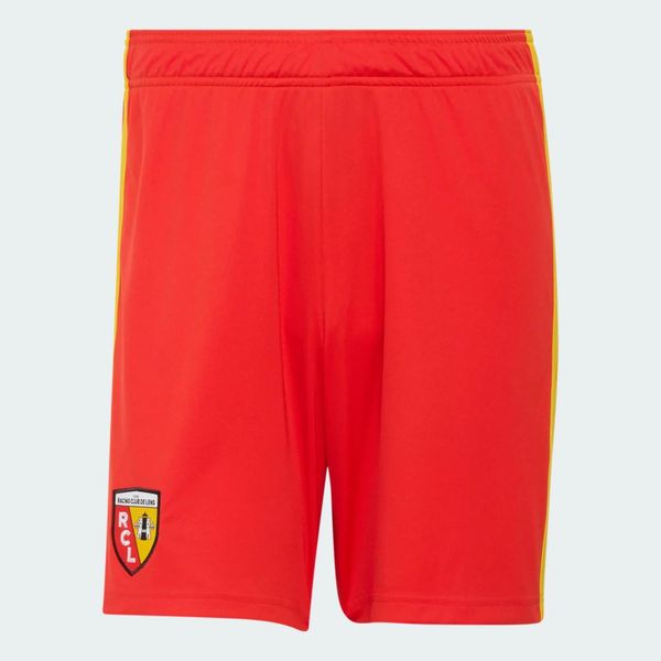 SPODENKI PODSTAWOWE RC LENS 26/27. Czerwone szorty męskie Adidas, bez wzorów, ze lnu, klasyczne. Za 199.00 zł.