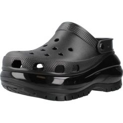 Klapki Crocs Model Classic Mega Crush Clog Kolor Czarny. Czarne klapki damskie Crocs, bez wzorów, z gumy, bez obcasa. Za 454.00 zł.