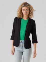 Vero Moda Marynarka Jesmilo 10279700 Czarny Regular Fit. Czarne marynarki i żakiety damskie Vero Moda, xs, bez wzorów, z wiskozy. Za 159.99 zł.