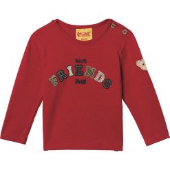 Koszulka w kolorze czerwonym. Czerwone t-shirty chłopięce Steiff, bez wzorów, bez ramiączek. W wyprzedaży za 42.95 zł.