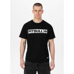 Koszulka bawełniana sportowy t-shirt dla dorosłych Hilltop. Białe t-shirty męskie PITBULL, m, bez wzorów, z bawełny, bez kołnierzyka. Za 89.00 zł.