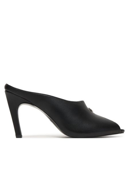 REPLAY Klapki GWH3L .000.C0001S Czarny. Czarne klapki damskie Replay, bez wzorów, ze skóry, bez obcasa. Za 439.99 zł.