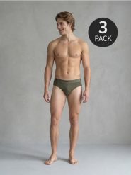 Bawełniane majtki slipy 3 pack - wielobarwny. Slipki męskie Sinsay, bez wzorów, z bawełny. Za 19.99 zł.