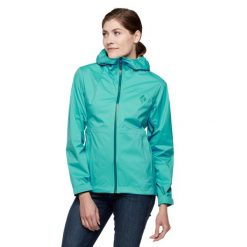 Kurtka Przeciwdeszczowa Damska Black Diamond Stormline Stretch Rain Shell. Zielone kurtki damskie Black Diamond, xs, bez kaptura. Za 491.92 zł.