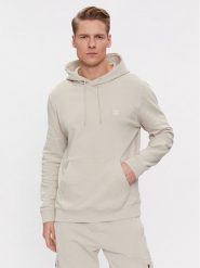 Boss Bluza Wetalk 50509314 Beżowy Regular Fit. Brązowe bluzy bez kaptura męskie Boss, m, z bawełny. Za 379.99 zł.