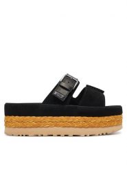 Ugg Klapki W Aubrey Slide 1167451 Czarny. Czarne klapki damskie Ugg, bez wzorów, ze skóry, bez obcasa. Za 639.99 zł.