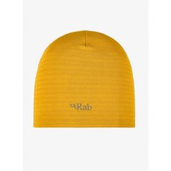 Czapka termoaktywna Rab Filament Beanie - sahara. Żółte czapki męskie RAB, z polaru. Za 69.99 zł.