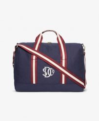 Superdry Torba Weekender Athletic Essentials z płótna - CLASSIC NAVY. Niebieskie torby męskie na ramię Superdry., bez wzorów, z bawełny, na ramię. Za 296.40 zł.