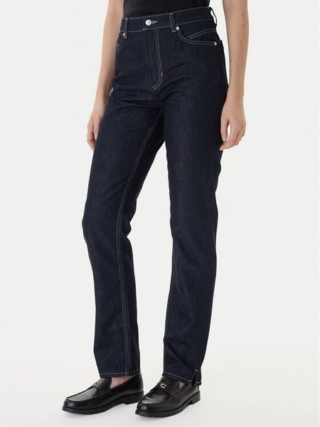 BOSS Jeansy Ada 50552466 Granatowy Slim Fit. Niebieskie jeansy damskie Boss. Za 599.99 zł.