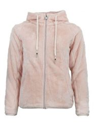 Peak Mountain Kurtka polarowa "Alanzo" w kolorze jasnoróżowym rozmiar: S. Różowe kurtki damskie Peak Mountain, s, bez wzorów, z polaru, bez kaptura. Za 173.99 zł.