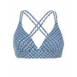 Damski top do kostiumu kąpielowego Protest Mixsupero 24. Niebieskie bikini damskie Protest, bez wzorów. Za 159.99 zł.