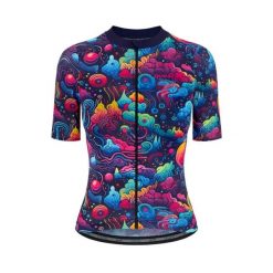 Koszulka rowerowa damska Quest Pink Cosmos. Różowe topy sportowe damskie Quest, xs, bez wzorów, z materiału, bez ramiączek. Za 199.99 zł.