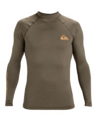 Koszulka surfingowa z długim rękawem UPF 50 EVERYDAY Brązowy Mężczyźni. Zielone koszulki męskie z długim rękawem Quiksilver, m, z elastanu. Za 89.99 zł.