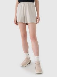 SPODENKI DAMSKIE 4F DRESOWE Z MODALEM TSHOF540 KRÓTKIE KOLOR WIELOKOLOROWY. Spodenki sportowe damskie 4f, l, z dresówki, do biegania. Za 129.99 zł.