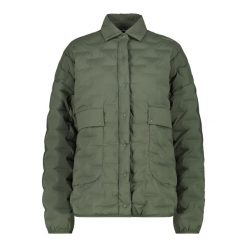 Damska kurtka puchowa CMP. Zielone kurtki damskie CMP, na zimę, bez wzorów, z puchu, bez kaptura. Za 633.00 zł.