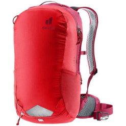 Plecak rowerowy deuter Race 16 l. Czerwone plecaki damskie Deuter, bez wzorów. Za 379.99 zł.