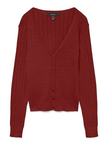 ONLY Kardigan w kolorze bordowym rozmiar: L. Czerwone kardigany damskie Only, l, bez wzorów. Za 95.69 zł.