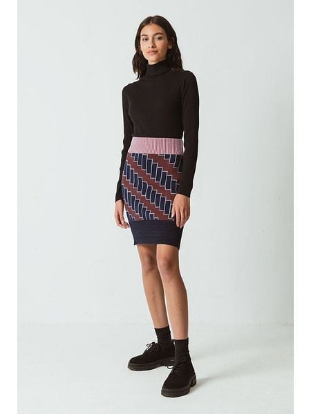SKFK Spódnica "Maren" w kolorze czarnym rozmiar: M. Czarne spódniczki damskie SKFK, m, bez wzorów, z bawełny, z podwyższonym stanem, mini. Za 139.95 zł.