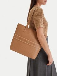 Beverly Hills Polo Club Torebka EO-BHPC-L-012-09 Brązowy. Brązowe torebki klasyczne damskie Beverly Hills Polo Club, bez wzorów, z materiału, bez dodatków. Za 299.99 zł.