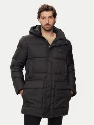 Calvin Klein Płaszcz zimowy K10K113465 Czarny Regular Fit. Czarne płaszcze męskie CALVIN KLEIN, na zimę, l, bez wzorów, z syntetyku. Za 1,189.00 zł.