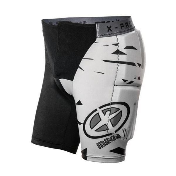 Spodenki ochronne narciarskie snowboardowe unisex X-Factor Mega II. Brązowe szorty męskie X-Factor, na lato, bez wzorów. Za 299.00 zł.