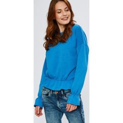 Noisy May - Bluza Emma. Niebieskie bluzy bez kaptura damskie Noisy may, m, z bawełny. W wyprzedaży za 69.90 zł.