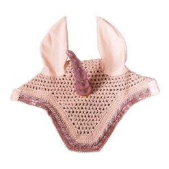 Czapka przeciw muchom dla koni z gumy Kentucky Horsewear Wellington. Czerwone czapki męskie KENTUCKY HORSEWEAR, bez wzorów, z materiału, eleganckie. Za 258.50 zł.