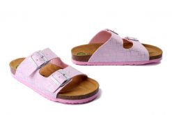 DR. BRINKMANN 700703-42 rosa, klapki damskie. Czerwone klapki damskie Dr. Brinkmann, bez wzorów, bez obcasa. Za 184.90 zł.