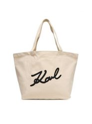 KARL LAGERFELD Torebka A3W50108 Écru. Torebki klasyczne damskie Karl Lagerfeld, bez wzorów, z materiału, bez dodatków. Za 189.99 zł.