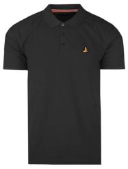 Klasyczna Męska Koszulka POLO - Brave Soul - Czarna. Czarne koszulki polo męskie Brave Soul, na lato, m, bez wzorów, z bawełny, bez ramiączek. Za 59.00 zł.