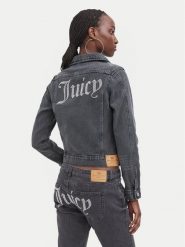 Juicy Couture Kurtka jeansowa JCDIJ126957 Szary Regular Fit. Szare kurtki damskie Juicy Couture, xxs, bez wzorów, z bawełny, bez kaptura. Za 549.99 zł.