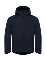 Clique Classic Softshell 2 in 1 kurtka/bezrękawnik z poliestru z recyklingu. Niebieskie kurtki męskie CLIQUE, m, bez wzorów, z polaru. Za 375.19 zł.