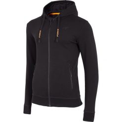 Bluza męska BLM006 - głęboka czerń. Bluzy z kapturem męskie 4f, m, z dzianiny. W wyprzedaży za 99.99 zł.