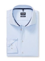 OLYMP Koszula "Luxor" - Modern fit - w kolorze błękitnym rozmiar: 42. Niebieskie koszule męskie Olymp, bez wzorów, z bawełny, bez kołnierzyka, bez ramiączek. Za 143.56 zł.