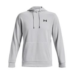 Bluza fitness męska Under Armour Armour Fleece Hoodie. Szare bluzy bez kaptura męskie Under Armour, m. Za 255.30 zł.