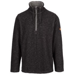 Trespass Falmouthfloss - Męski sweter na co dzień w kolorze czarnym. Czarne swetry męskie Trespass, m, bez wzorów, z dzianiny, bez kołnierzyka. Za 303.99 zł.