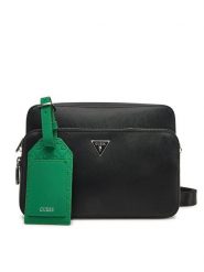 Guess Saszetka HMMISA P5222 Czarny. Czarne saszetki męskie Guess, ze skóry. Za 259.99 zł.